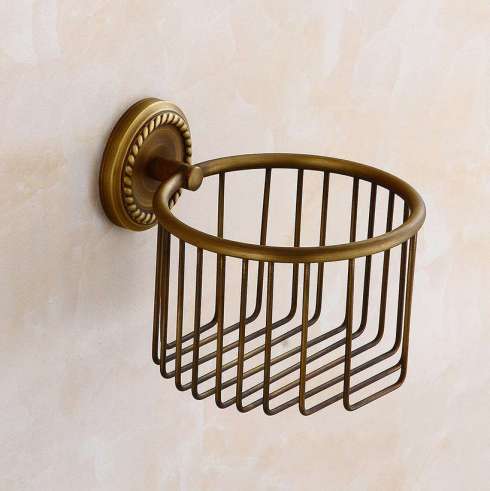 Flg Antique Brass Bath Toilet Paper Holder Bathroom Fitting